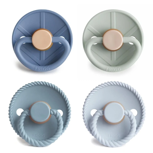 Dummies | Round | Skyline Serenity | 4 PACK [2, Natural Rubber Latex]