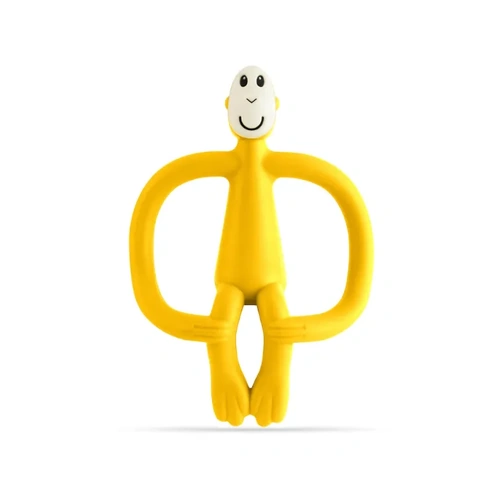 Matchstick Monkey Teething Toy And Gel Applicator - Yellow