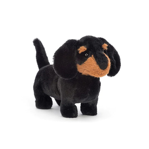 Jellycat Small Black Sausage Dog - Freddie