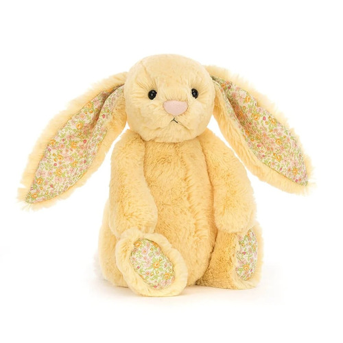 Jellycat Medium Bashful Blossom Bunny - Lemon