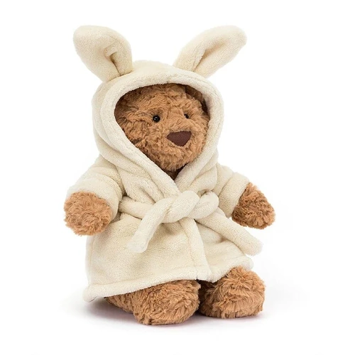 Jellycat I Bartholomew Bear Bathrobe Outfit I Medium