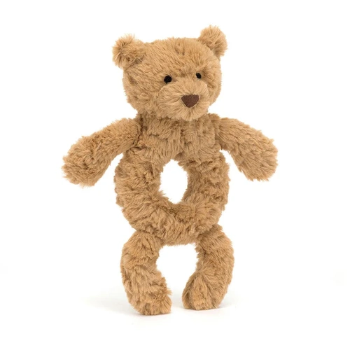 Jellycat I Bartholomew Bear I Ring Rattle