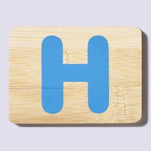 Wooden Letter H