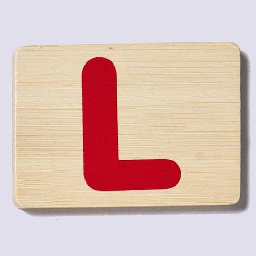 Wooden Letter L