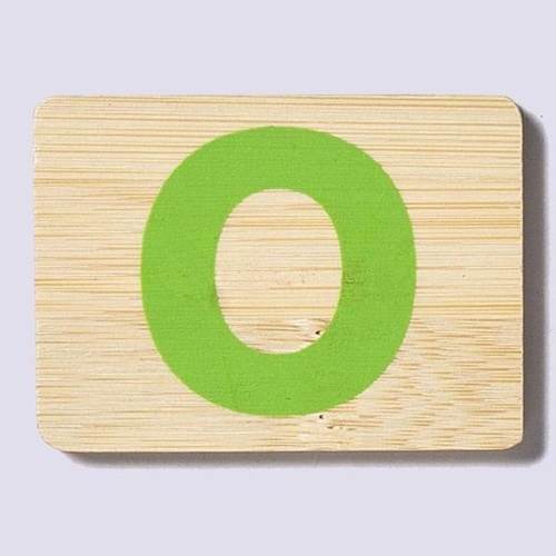 Wooden Letter O