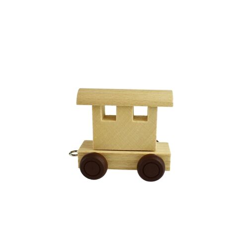 Wooden Alphabet Train - End Carriage