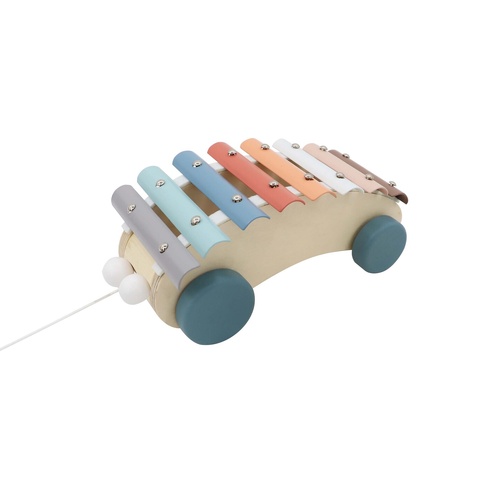 Wooden Toy | Pull Along | Xylophone Car