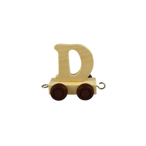 Wooden Alphabet Train Letter - D