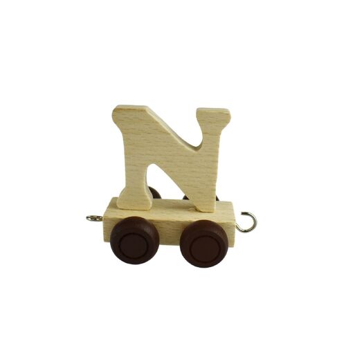 Wooden Alphabet Train Letter - N