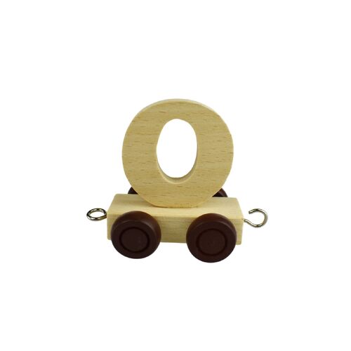 Wooden Alphabet Train Letter - O