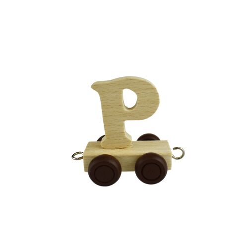Wooden Alphabet Train Letter - P