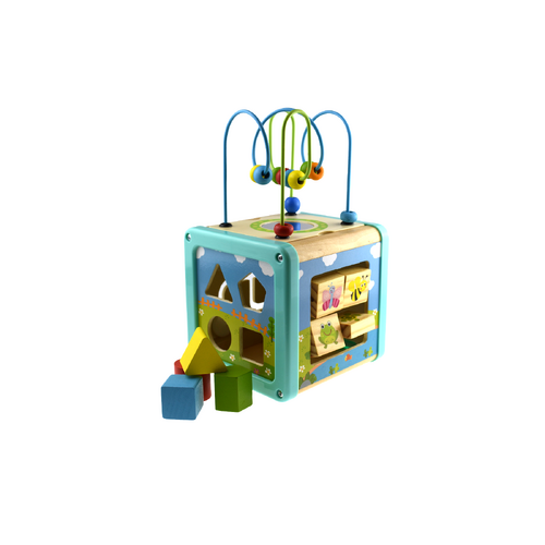 Wooden Toy | Activity Cube | Play Cube