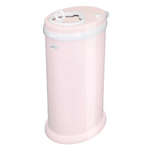 Ubbi Steel Diaper Bin - Pink