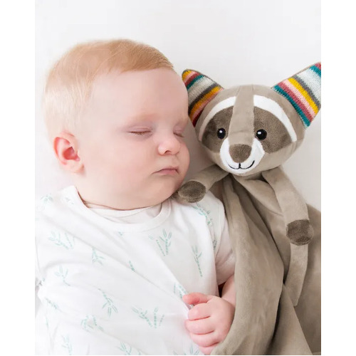 Zazu Baby Comforter With Heartbeat Sound - Robin The Racoon