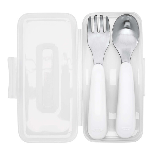 On The Go Fork And Spoon Set - Teal