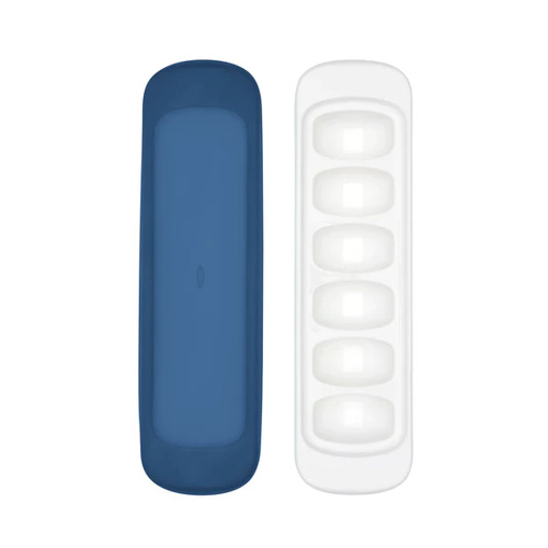 Baby Food Freezer Tray With Silicone Lid - Navy