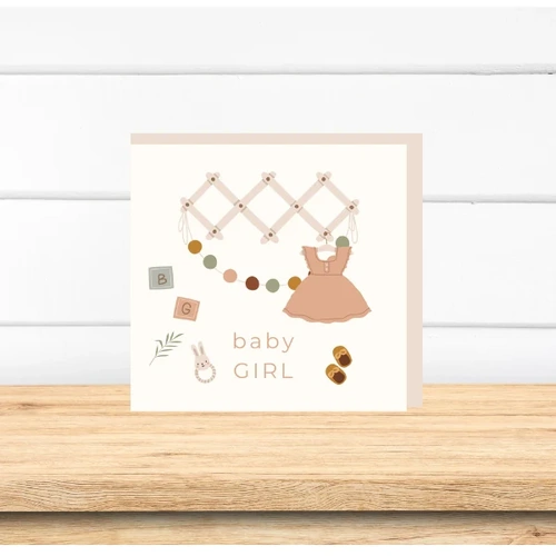 Baby Girl Card