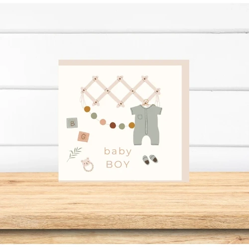 Baby Boy Card