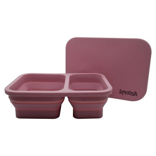 Smoosh Collapsible Lunch Box - Pink
