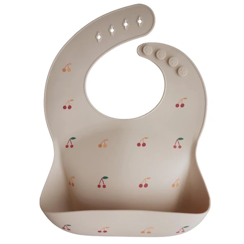 Bib | Silicone [Cherries]