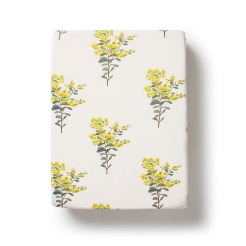 Organic Fitted Bassinet Sheet - Little Blossom