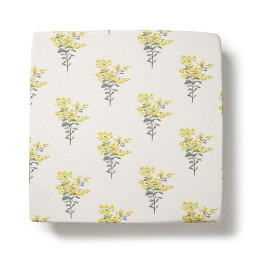 Organic Fitted Cot Sheet - Little Blossom