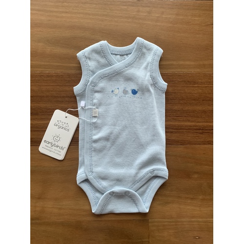 Early Birds Organic Isolette Suit - Blue