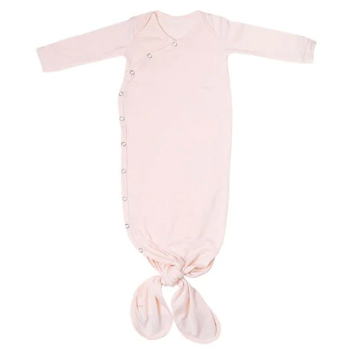 Newborn Knotted Gown - Blush