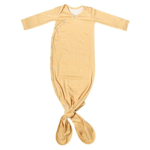 Newborn Knotted Gown - Marigold