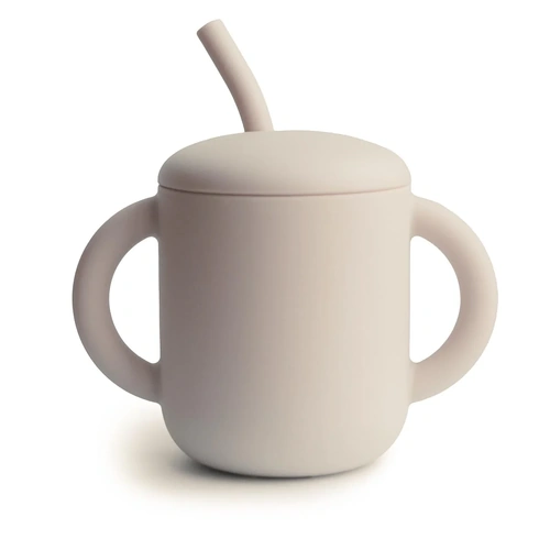 Drinkware | Training Cup and Straw [Sand]