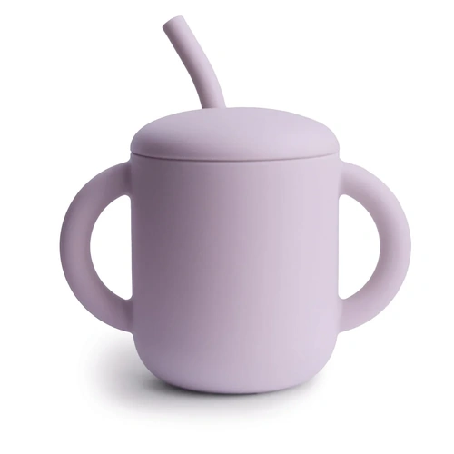 Drinkware | Training Cup and Straw [Soft Lilac]