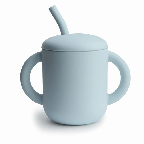 Drinkware | Training Cup and Straw [Powder Blue]
