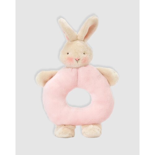 Bunnies By the Bay Ring Rattle Bunny - Pink