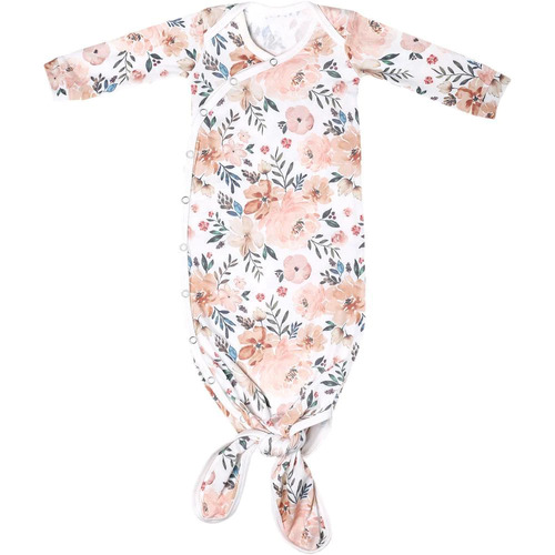 Newborn Knotted Gown - Autumn