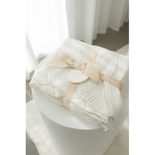 Keepsake Knit Blanket I Ivory
