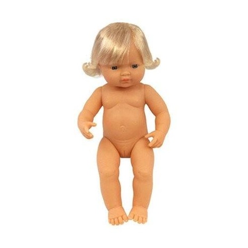 Miniland Doll 38cm - Caucasian Girl