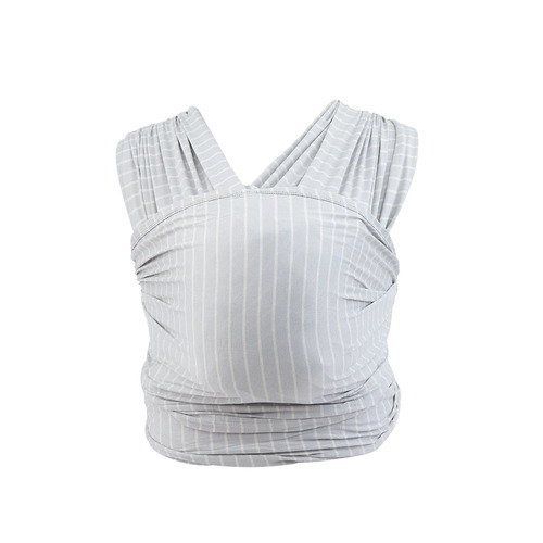 ergobaby Aura Baby Wrap - Grey Stripes