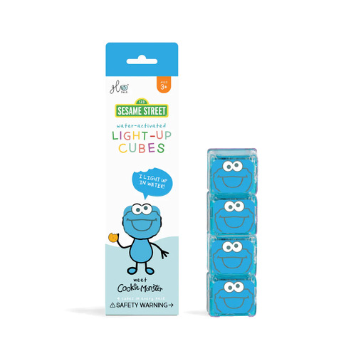 Light Up Cubes - Sesame Street Cookie Monster