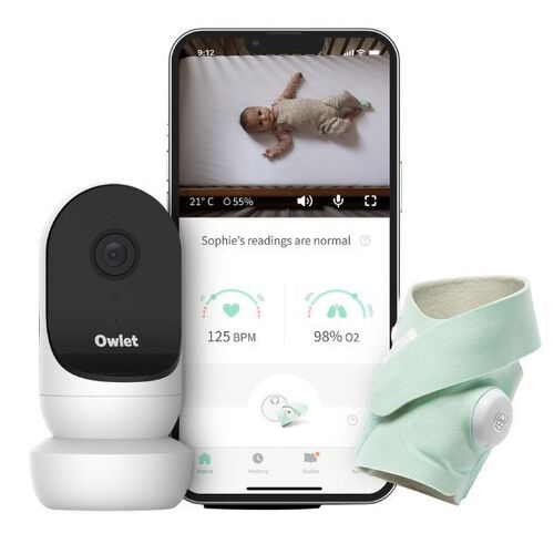 Owlet Monitor Duo Smart Sock 3 + HD Video Camera 2
