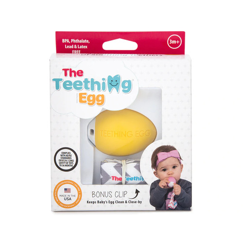 The Teething Egg - Yellow