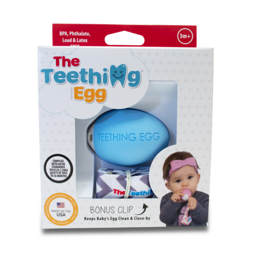 The Teething Egg - Blue