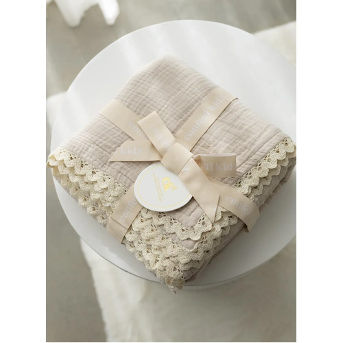 Classic Muslin Blanket I Oatmeal