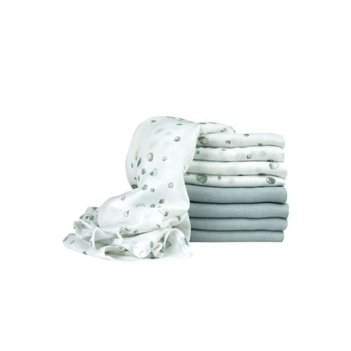 8 Pack Muslin Mini's - Whisper
