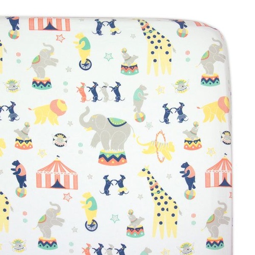 Cot Fitted Sheet - Circus