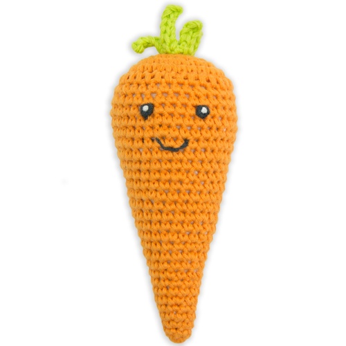 Crochet Rattle - Carrot