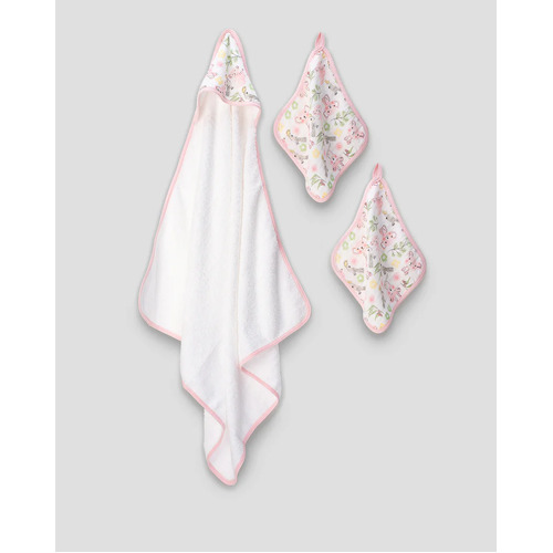 Muslin Hooded Towel + Washers - Kimmy Koala
