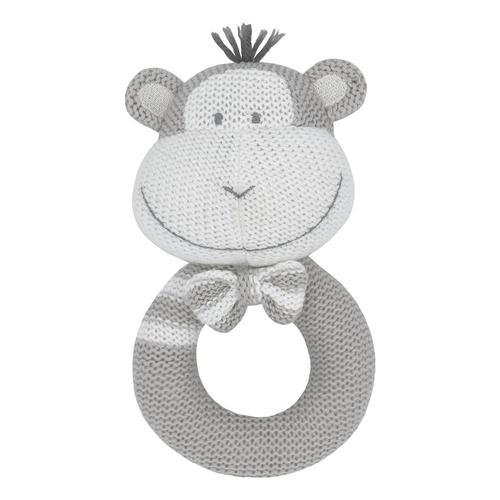 Knitted Rattle - Max The Monkey