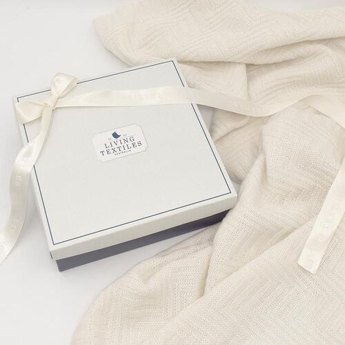 Merino Cot Blanket - Cream