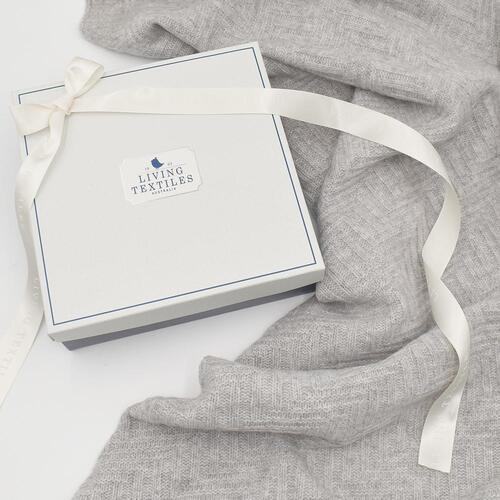 Merino Cot Blanket - Heather Grey