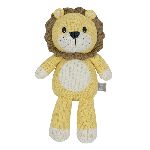 Whimsical Knitted Toy - Leo The Lion